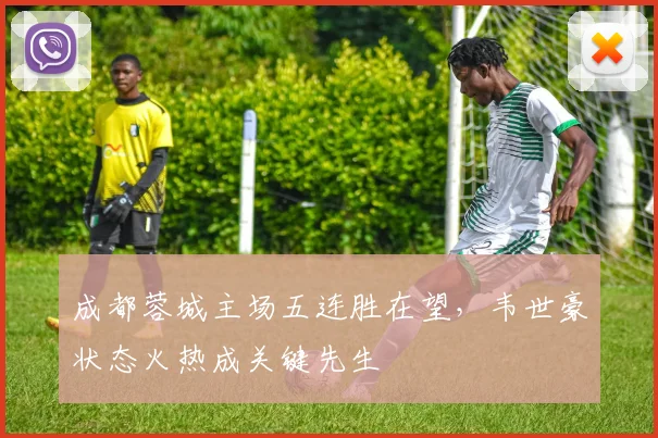 成都蓉城主场五连胜在望，韦世豪状态火热成关键先生